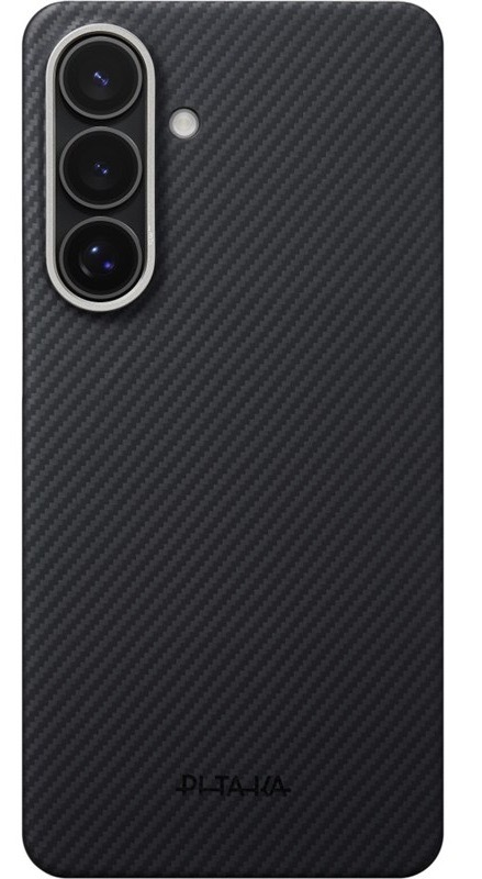 Kryt na mobil Pitaka na Samsung Galaxy S26, čierna a šedá farba