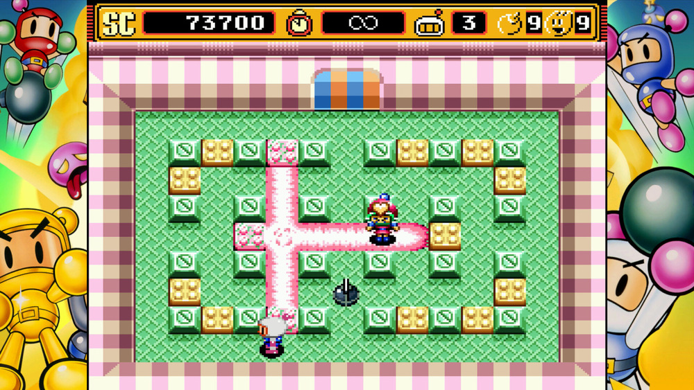 Hra U&I Entertainment Switch Super Bomberman Collection Hra U&I Entertainment Switch Super Bomberman Collection gameplay mapa