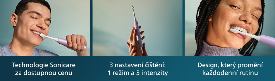 Zubná kefka Philips Sonicare 3100 HX4033/27 fialová SK banner ku kefke Philips HX4033/21 Sonicare 3100