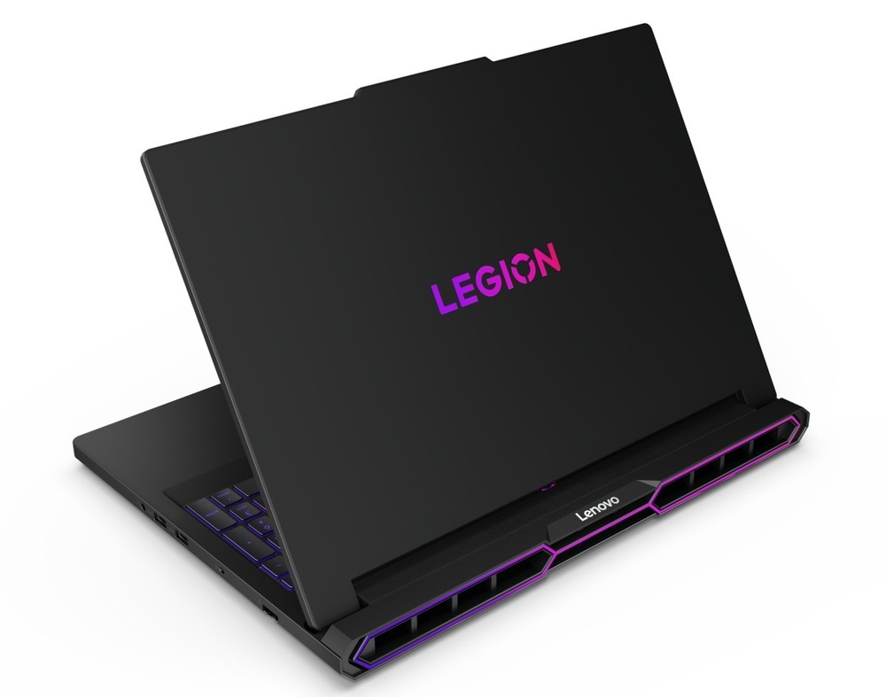 Pootvorený notebook Lenovo Legion Pro 7 16AFR10H zozadu