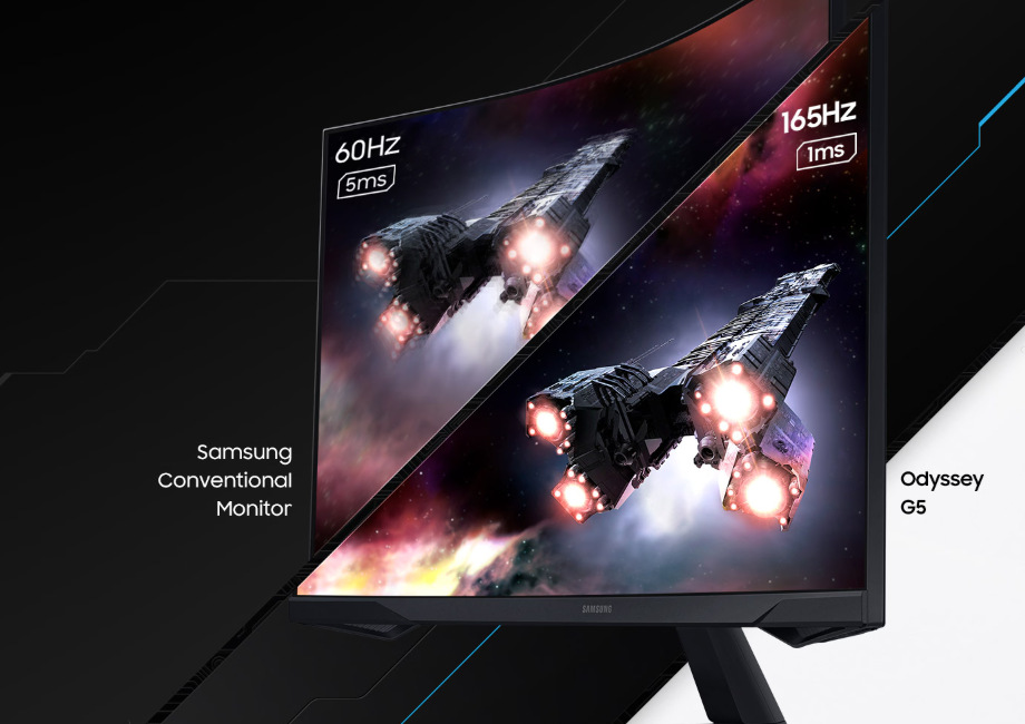 Herný monitor Samsung Odyssey G5 G55C čierny Herný monitor Samsung Odyssey G5 G55C čierny
