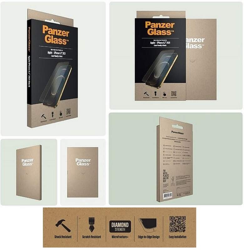 PANZERGLASS CF MOTO G22 BLK, SKLO PANZERGLASS CF MOTO G22 BLK, SKLO
