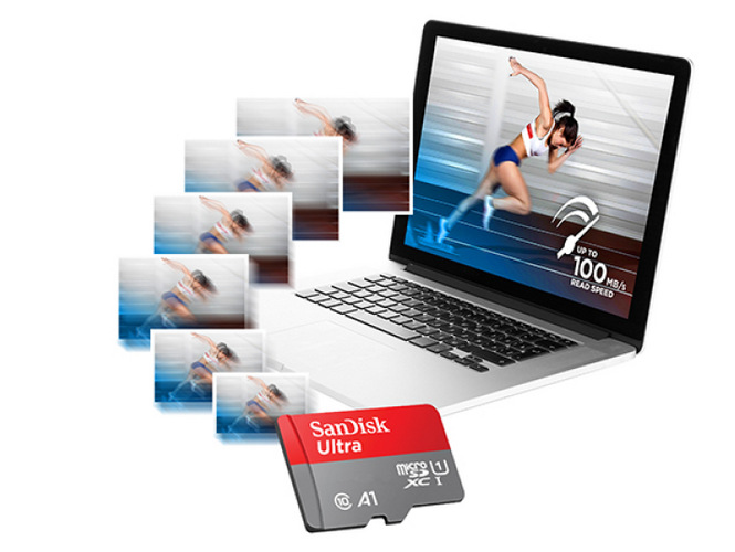 Pamäťová karta SANDISK Micro SDXC Ultra Android 64GB UHS-I U1 (100R/10W) + adapter čierna Pamäťová karta SANDISK Micro SDXC Ultra Android 64GB UHS-I U1 (100R/10W) + adapter čierna