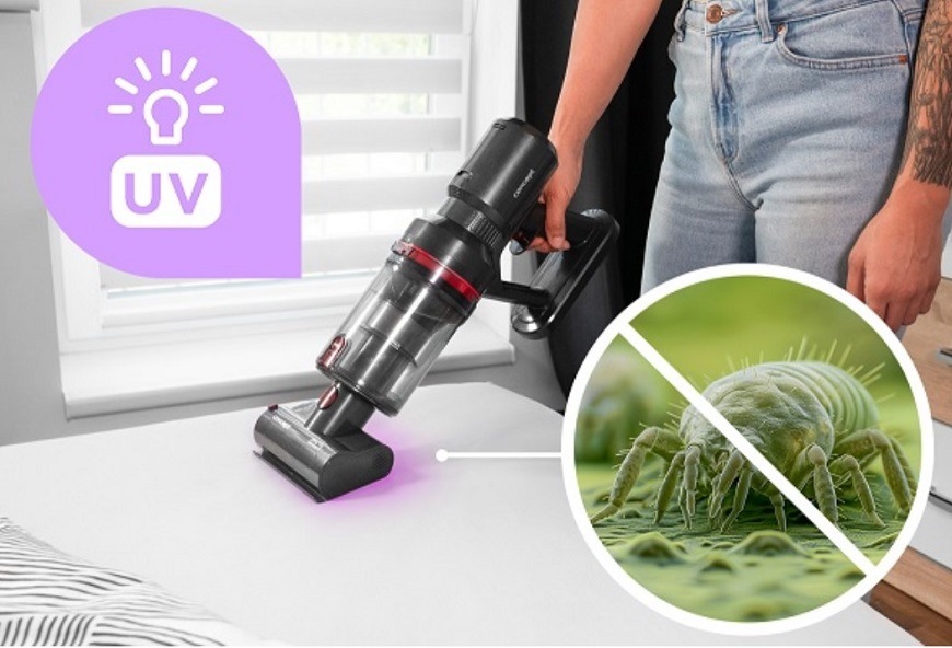 Tyčový vysávač Concept VP6150 3v1 Ultimate UV Power čierny
