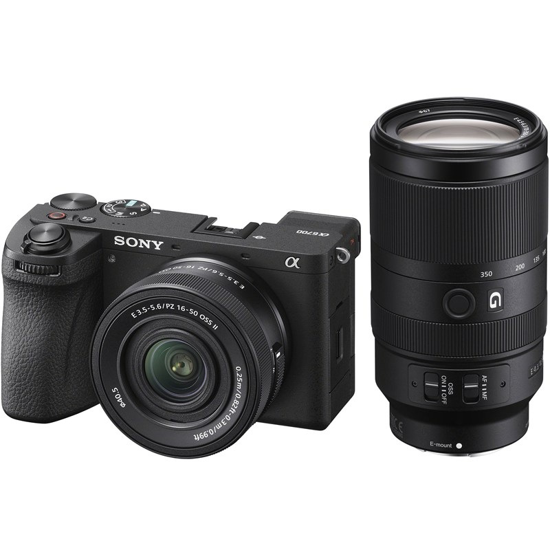 CSC fotoaparát Sony Alpha 6700 + 16-50 mm + 70-350 mm, čierny