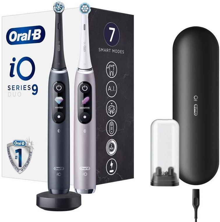 Súprava zubných kefiek Oral-B iO9 Series Duo Pack Black