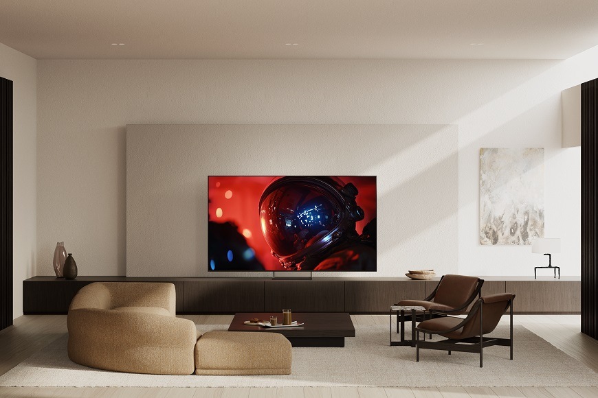Televízor Sony Bravia 9 MII 65" Televízia Sony Bravia 9 MII v modernej obývačke
