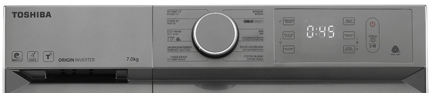 Práčka Toshiba TW-BL80A2CZ(SS) strieborná TOSTWBL80A2CZSS