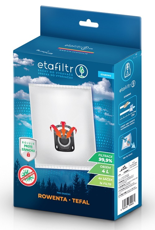 ETAFilter vrecká do vysávačov Tefal a Rowenta