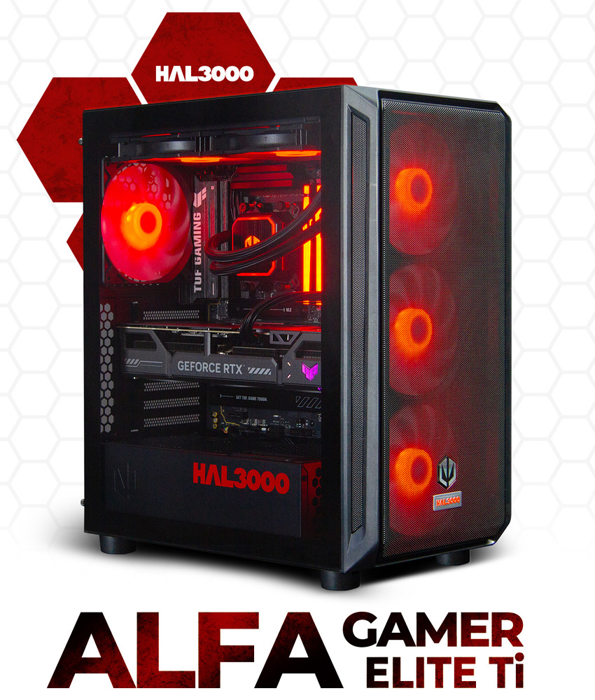 Herný počítač HAL3000 Alfa Gamer Elite Ti čierny HAL3000 Alfa Gamer Elite Ti R7-9800X3D (PCHS2777)