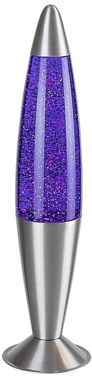 Stolná lampička Rabalux GLITTER2 - strieborná/fialová