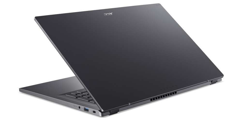 Notebook Acer Aspire 17 (A17-51M-74NA) sivý Pootvorený notebook Acer Aspire 17 zozadu