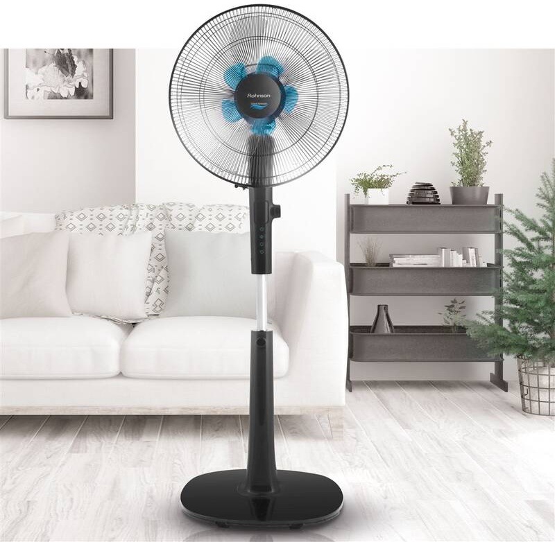 Ventilátor stĺpový Rohnson R-8600 Silent Breezer čierny