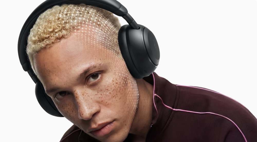 Slúchadlá Anker soundcore Space 2 čierna Portrét muža so slúchadlami Anker soundcore Space 2 vytvorenými podľa rôznych profilov hlavy