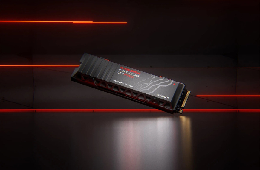 SSD SANDISK Optimus GX PRO 850X Heatsink 2TB PCIe Gen4 NVMe čierny Herný SSD SANDISK Optimus GX PRO 850X Heatsink s rozhraním PCIe 4.0 NVMe