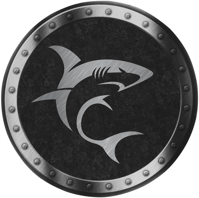 White Shark MINOTAUR, 25 cm, čierna