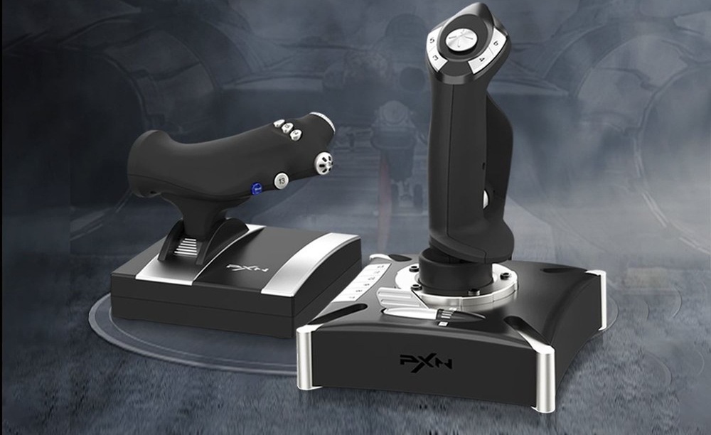 PXN 2119 PRO Flightstick podporuje haptickú odozvu