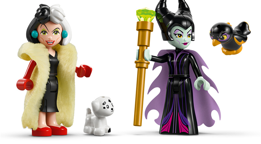 Stavebnica LEGO® │ Disney 43262 Šaty Zloriany a Cruelly De Vil Šaty Zloby a Cruelly De Vil prepájajú výraznú filmovú módu so stavaním a vystavovaním.