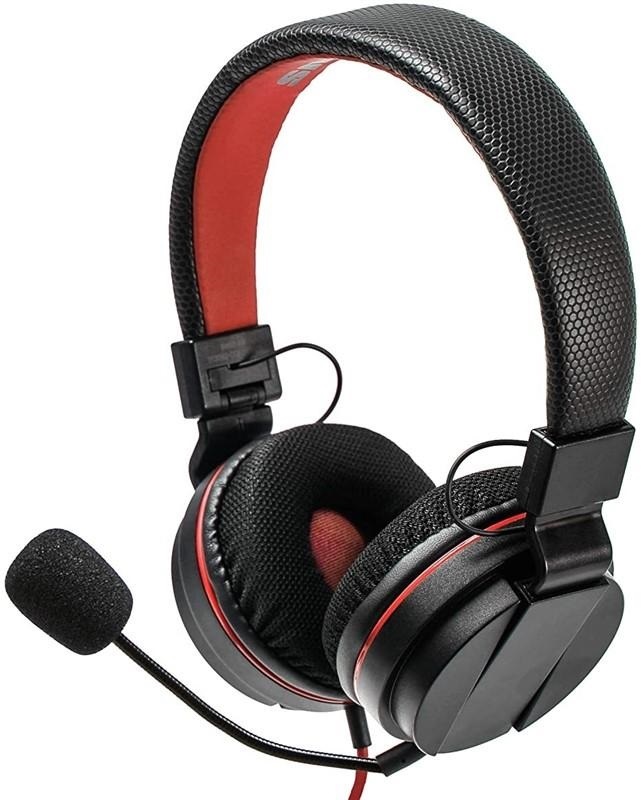 Headset SnakeByte HEAD:SET S (Nintendo Switch) čierny/červený