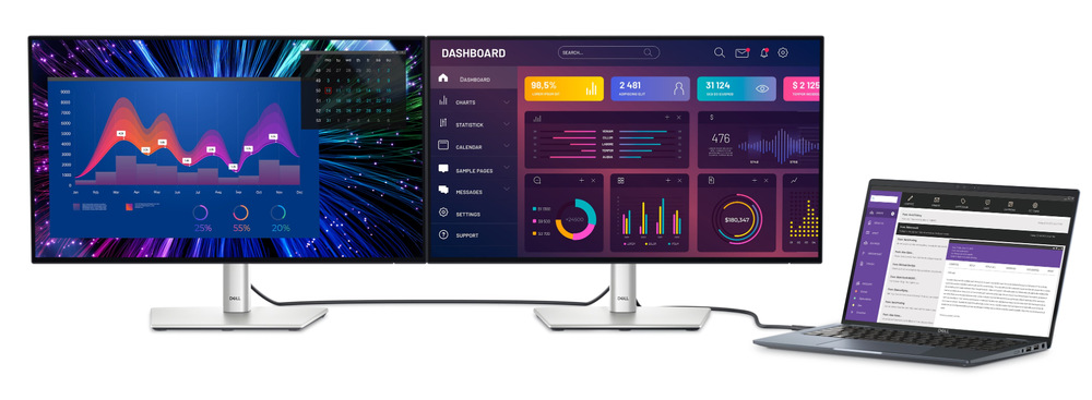 Monitor Dell UltraSharp U2424H strieborný Monitor Dell UltraSharp U2424H strieborný