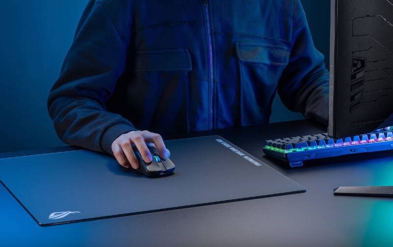 Podložka pod myš Asus ROG Moonstone ACE (veľ. L) 50 × 40 cm čierna Podložka pod myš Asus ROG Moonstone ACE (veľ. L) 50 × 40 cm čierna