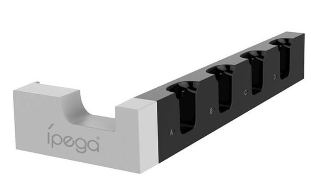 Dokovacia stanica iPega Charger Dock pre N-Switch a Joy-con - čierna/biela