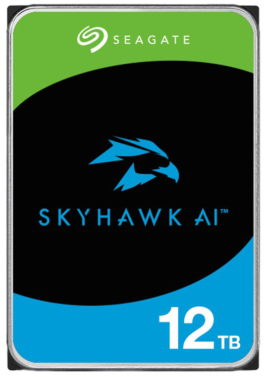 Interný pevný disk SkyHawk AI s podporou umelej inteligencie, čierna farba