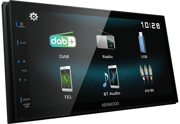 Autorádio s LCD KENWOOD DMX-125DAB čierne