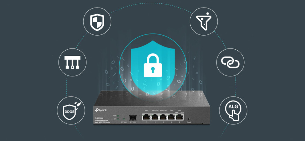 Router TP-Link TL-R605 VPN Omada SDN sivý Router TP-Link TL-R605 VPN Omada SDN sivý