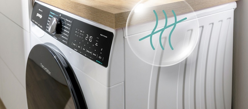 Vopred plnená práčka Gorenje WSEP84AWI, biela, StableTech