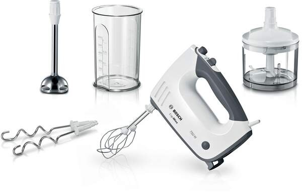 Ručný šľahač Bosch ErgoMixx MFQ37480 sivý/biely