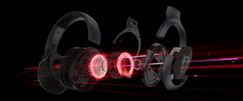 Headset MSI Immerse GH50 čierny Headset MSI Immerse GH50 čierny