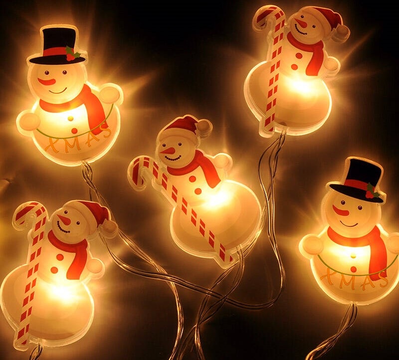 Vianočné osvetlenie Solight okenná reťaz - snehuliaci, 6x LED, prísavná, 120cm, 2x AA Vianočné osvetlenie Solight okenná reťaz - snehuliaci, 6x LED, prísavná, 120cm, 2x AA