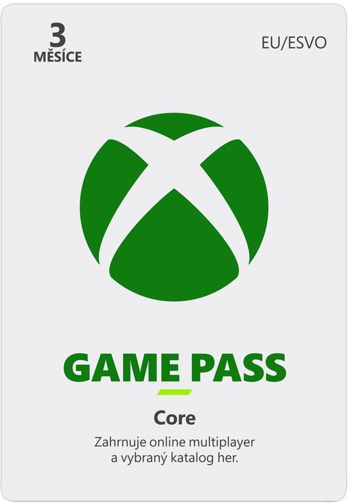 Microsoft Xbox Game Pass Essential - predplatné na 3 mesiace - elektronická licencia „Xbox