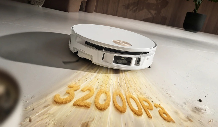 Robotický vysávač MOVA S70 Ultra Roller biely Detail obrázku vysávača.