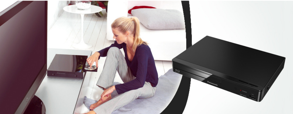 Blu-ray prehrávač Panasonic DMP-BD84EG-K čierny Blu-ray prehrávač Panasonic DMP-BD84EG-K čierny