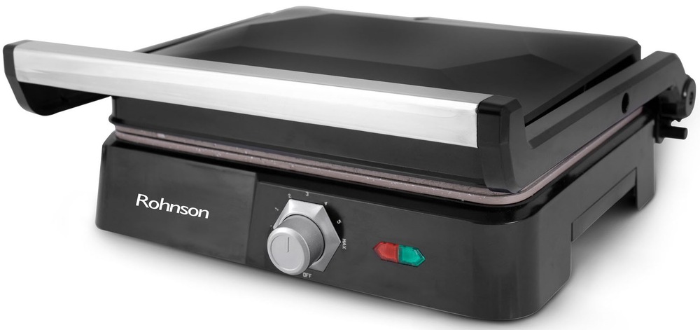 Gril Rohnson R-2340 čierny/strieborný