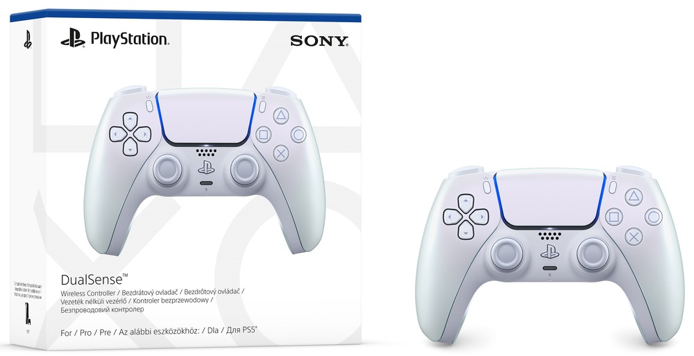 Bezdrôtový ovládač Sony DualSense pre PS5 - Chroma Pearl biely Bezdrôtový ovládač Sony DualSense pre PS5 - Chroma Pearl biely