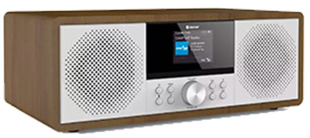 Internetové rádio s DAB+/CD Denver MIR-270DW, hnedé
