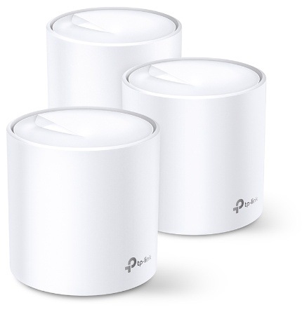 Kompletný Wi-Fi systém TP-Link Deco X20 (3 ks) biely