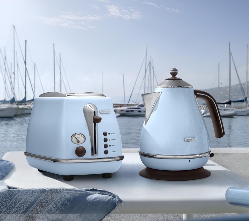Hriankovač De'Longhi Icona Vintage CTOV2103.AZ modrý Hriankovač De'Longhi Icona Vintage CTOV 2103.AZ dvojštrbinový