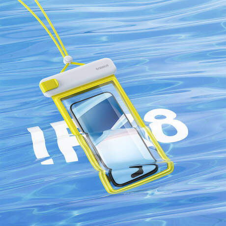 Puzdro na mobil športové Baseus DeepDive biele/žlté Puzdro na mobil športové Baseus DeepDive biele/žlté