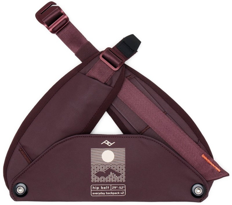 Bedrový pás Peak Design Everyday Hip Belt (v2) (29-52) vínový
