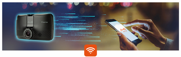 Autokamera Mio MiVue 733 WIFI GPS (s parkovacím režimom) čierna