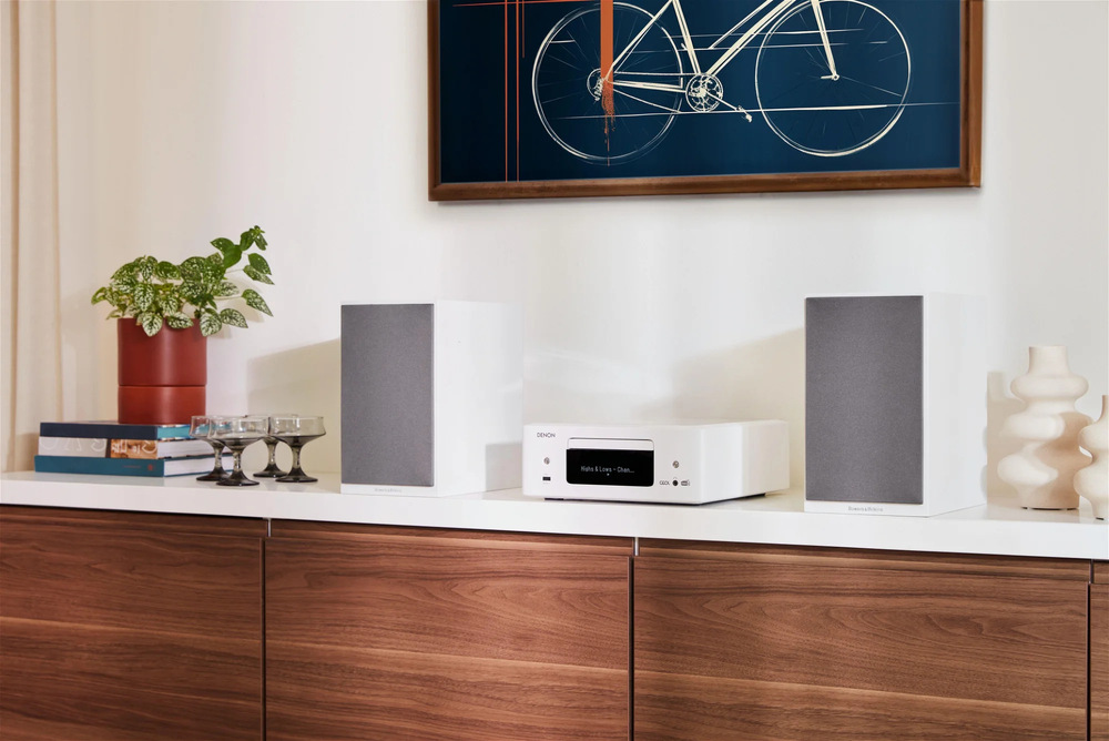Mikro HiFi systém Denon RCD-N12 DAB CEOL biely