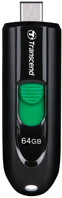 Flash USB Transcend JetFlash 790C 64 GB USB-C 3.2 Gen 1 - čierny