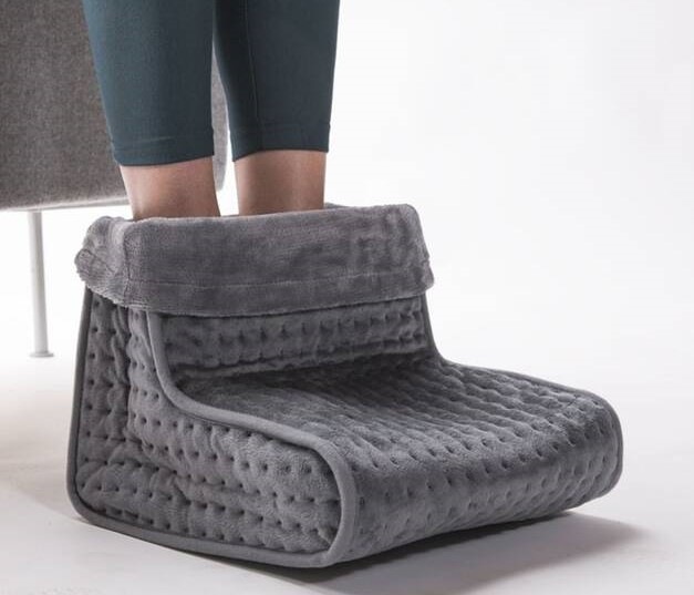 Vyhrievacia topánka Lanaform Foot Warmer sivá
