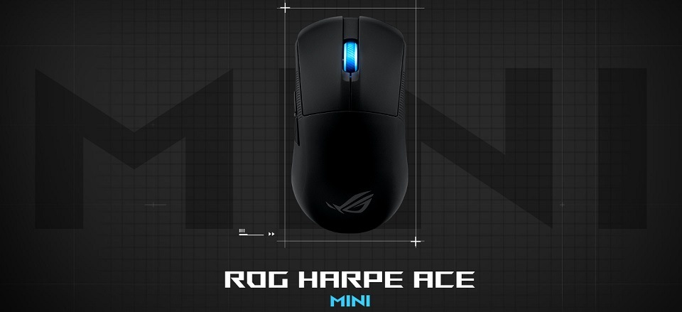 Myš Asus ROG Harpe Ace Mini biela Myš Asus ROG Harpe Ace Mini biela