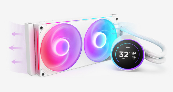 Vodný chladič NZXT Kraken 280 ELITE RGB Čerpadlo NZXT Kraken 280 ELITE RGB