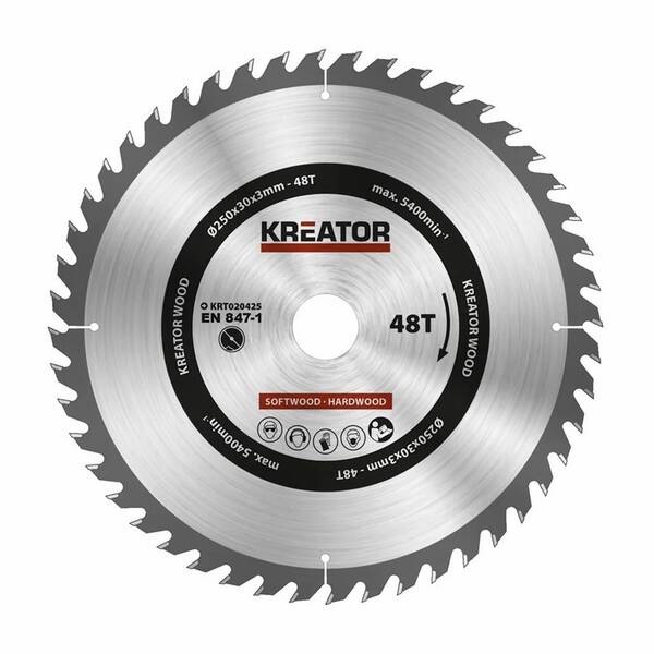 Pílový kotúč Kreator KRT020425 250mm 48T